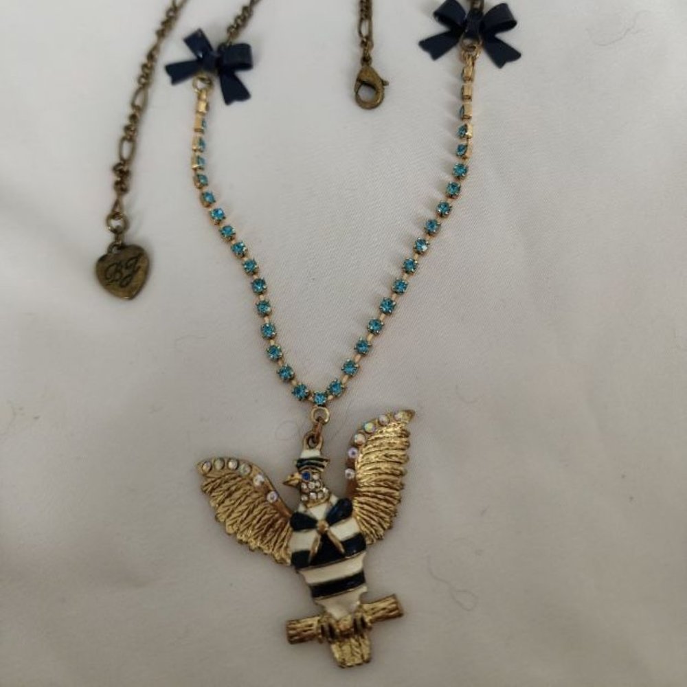 BETSEY JOHNSON EAGLE SAILOR NECKLACE